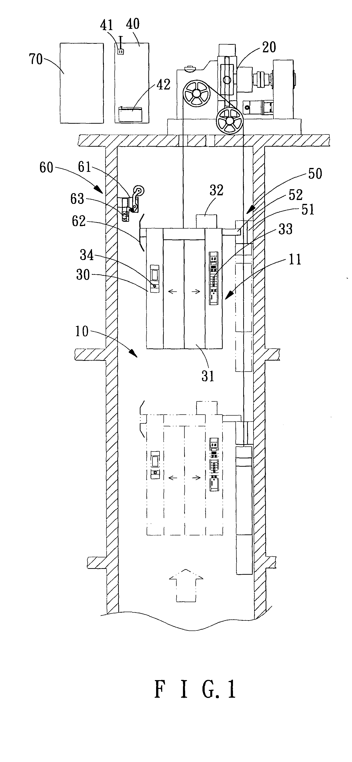 Emergency safeguard system for elevator