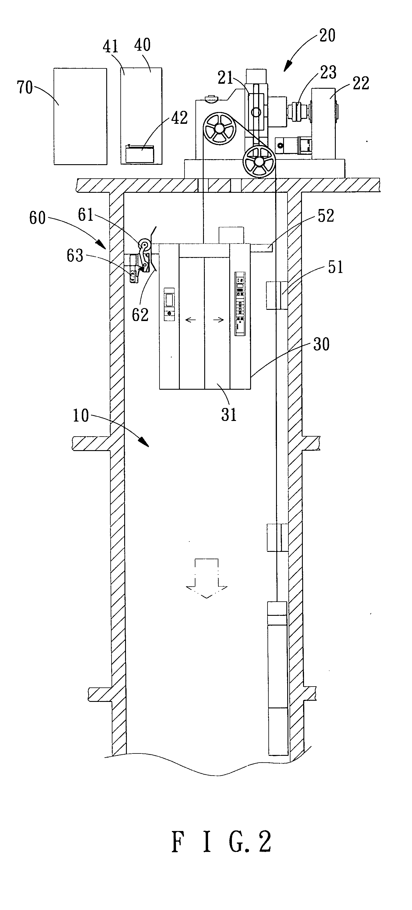 Emergency safeguard system for elevator