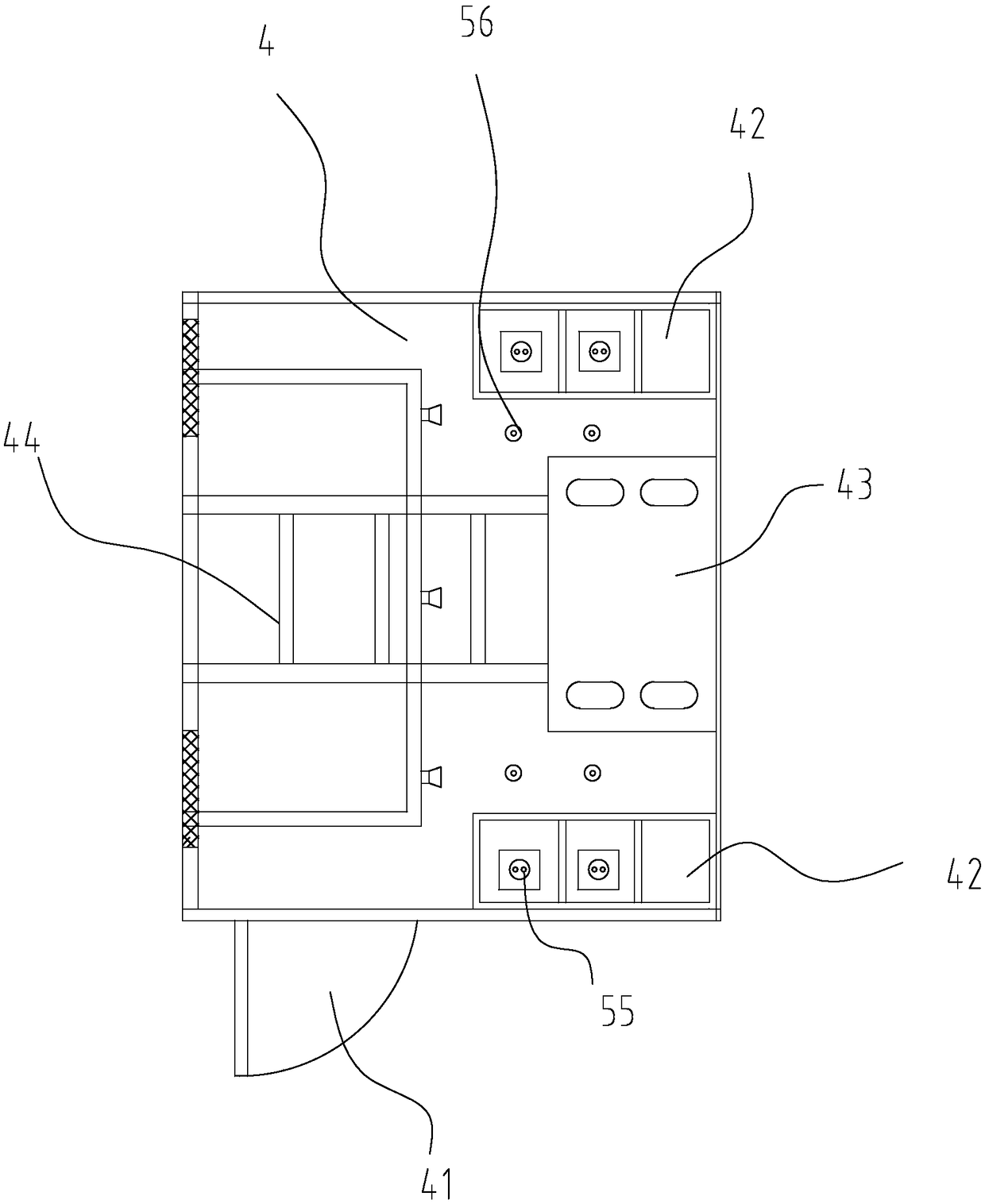 A multi-area container data center