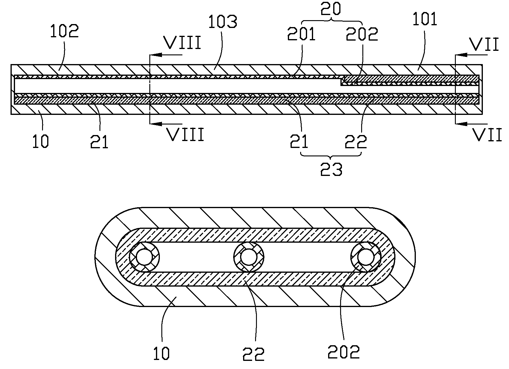 Heat pipe with composite wick structure