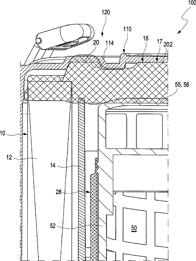 Air filter system and air filter element for an air filter system