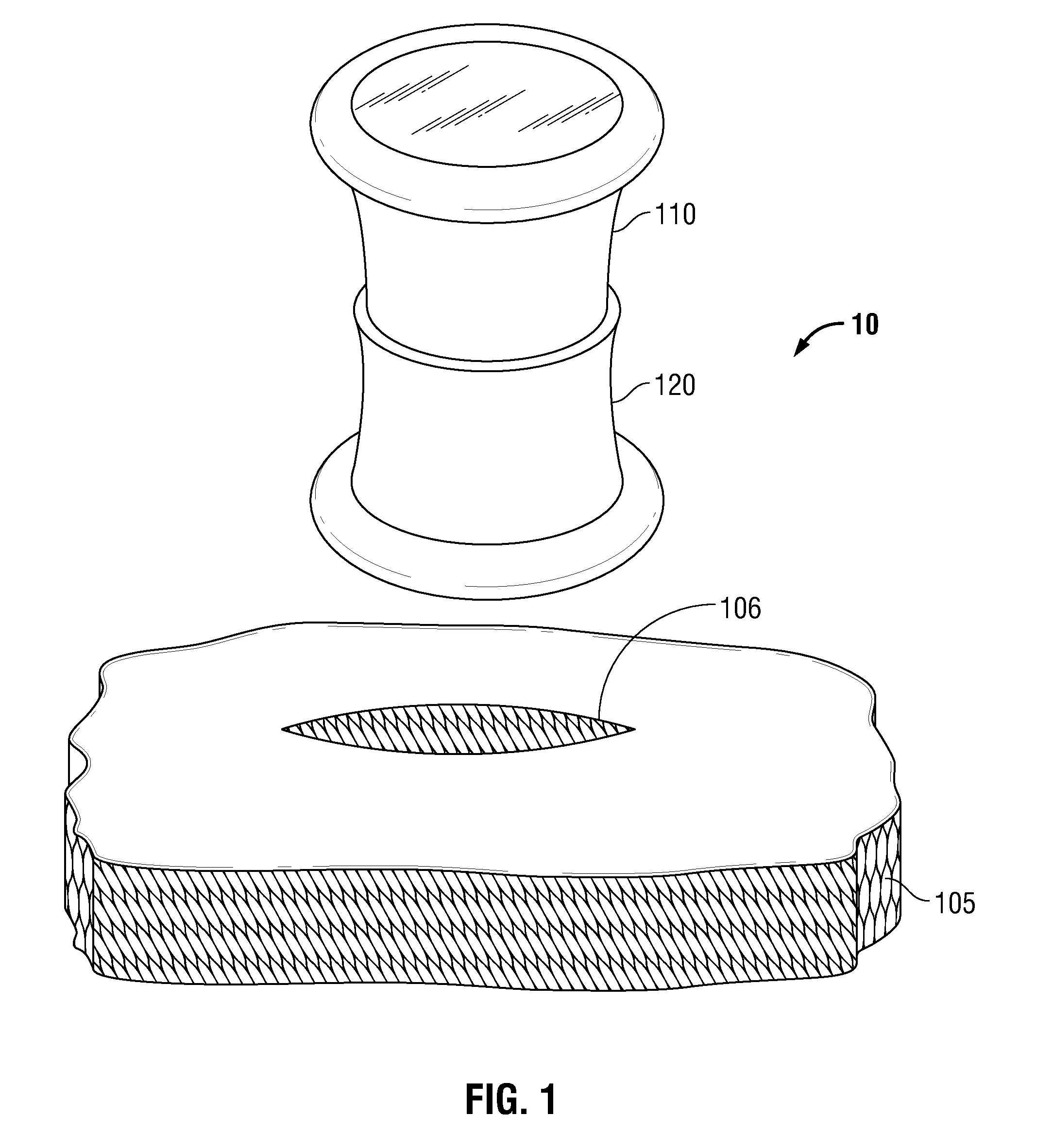 Access port with integrated flexible sleeve