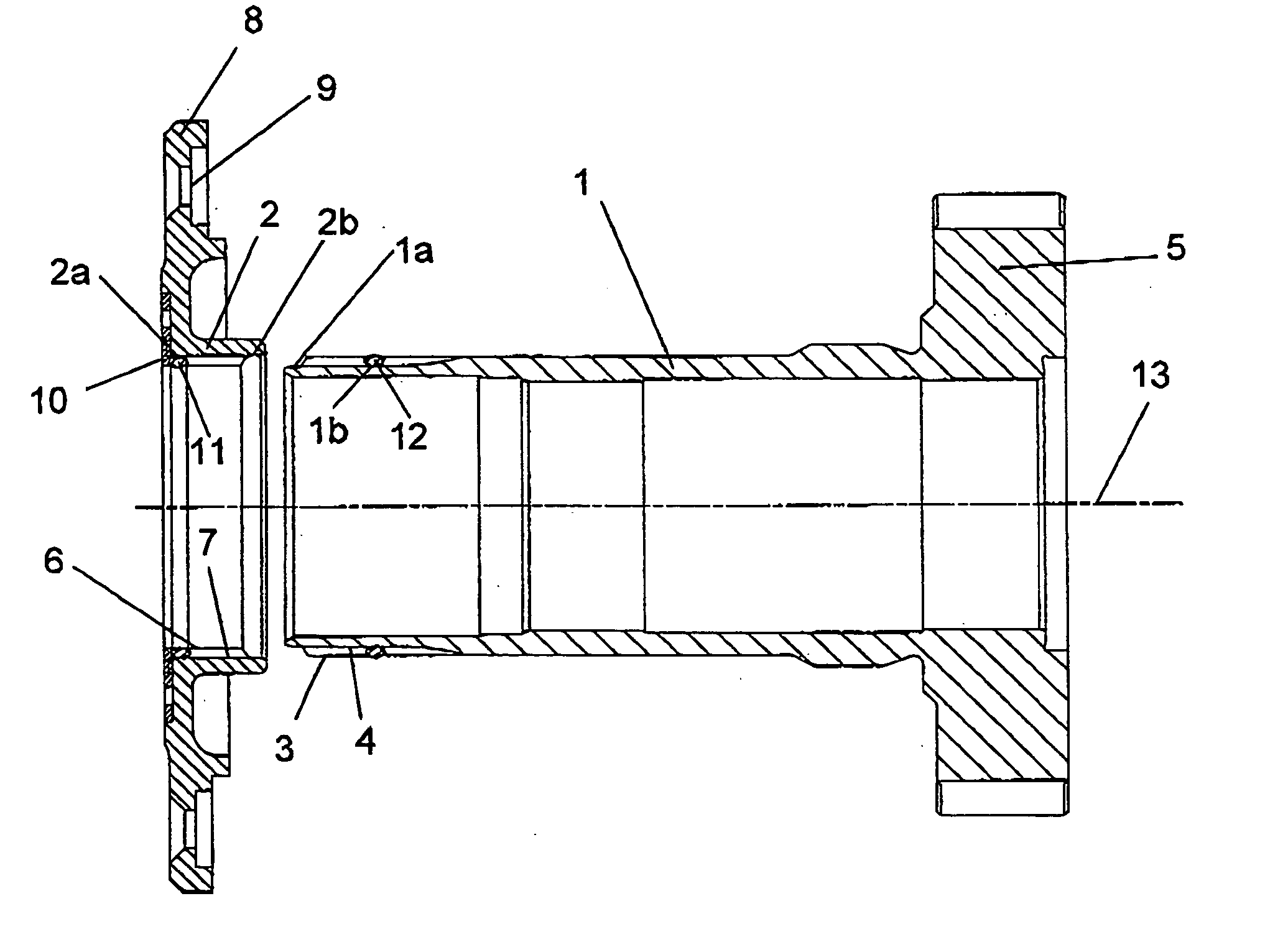 Splined connection