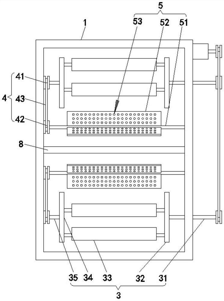 Baking device for food processing