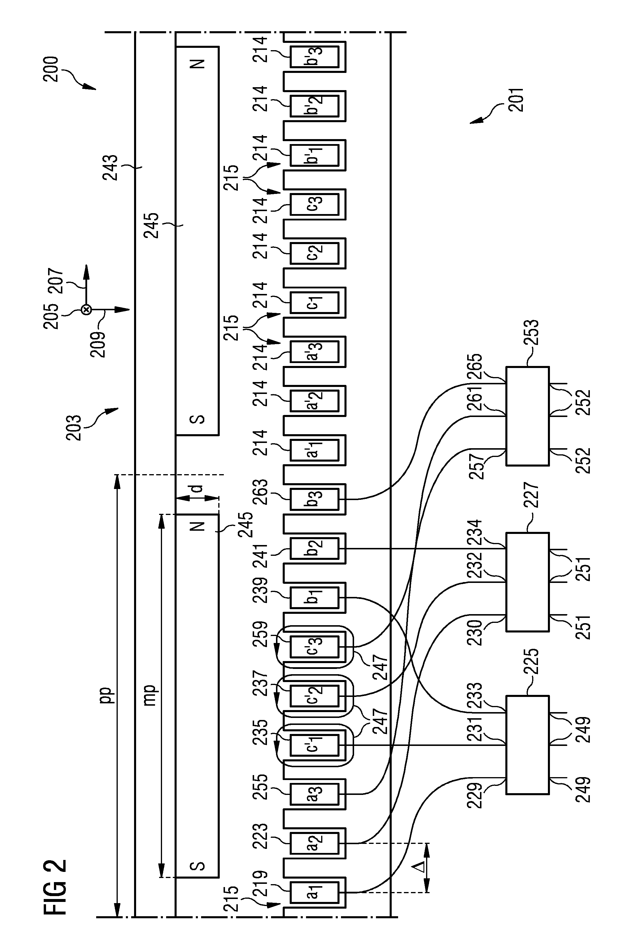 Stator arrangement and electrical generator