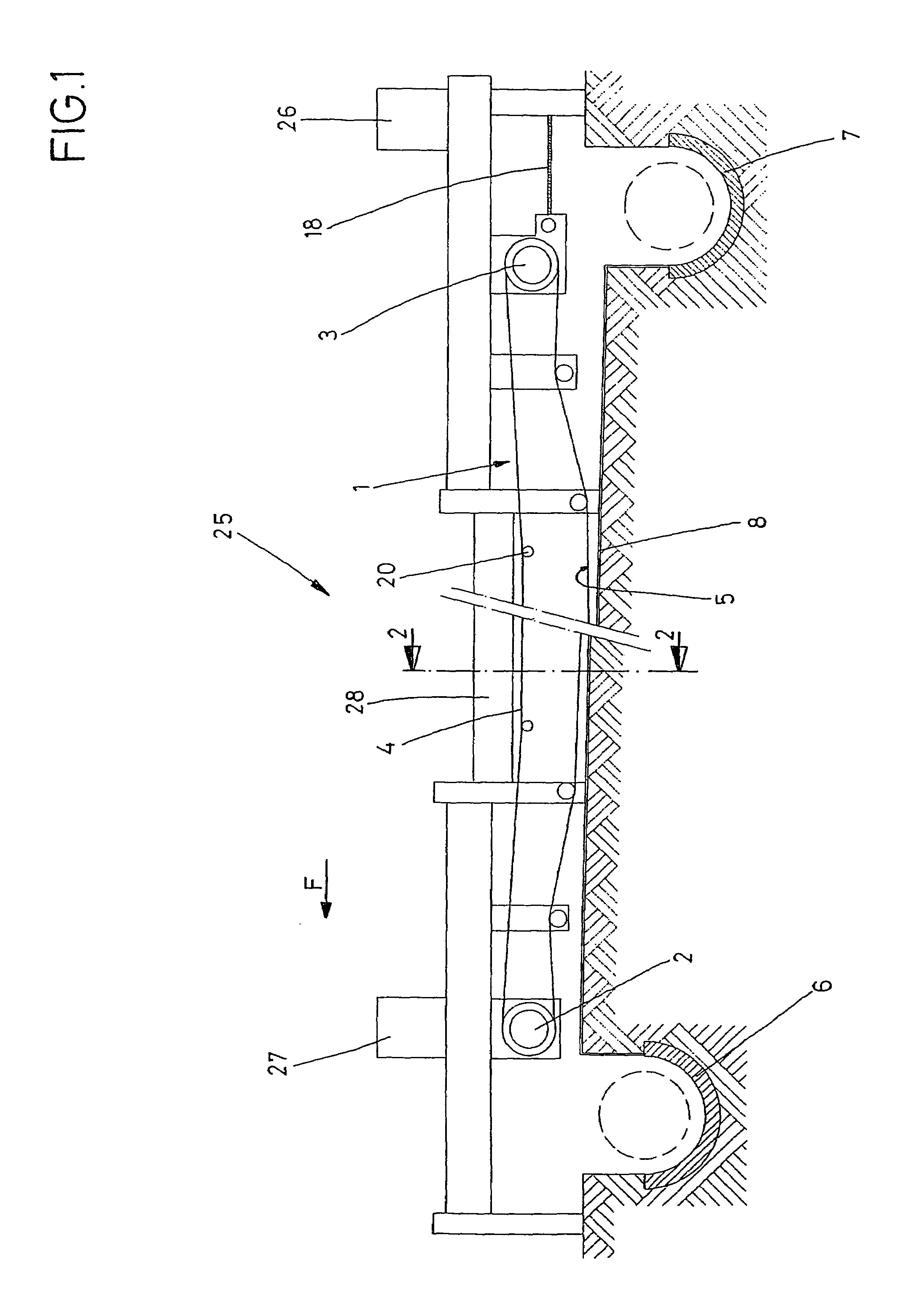 Method for operating a feces conveyor device