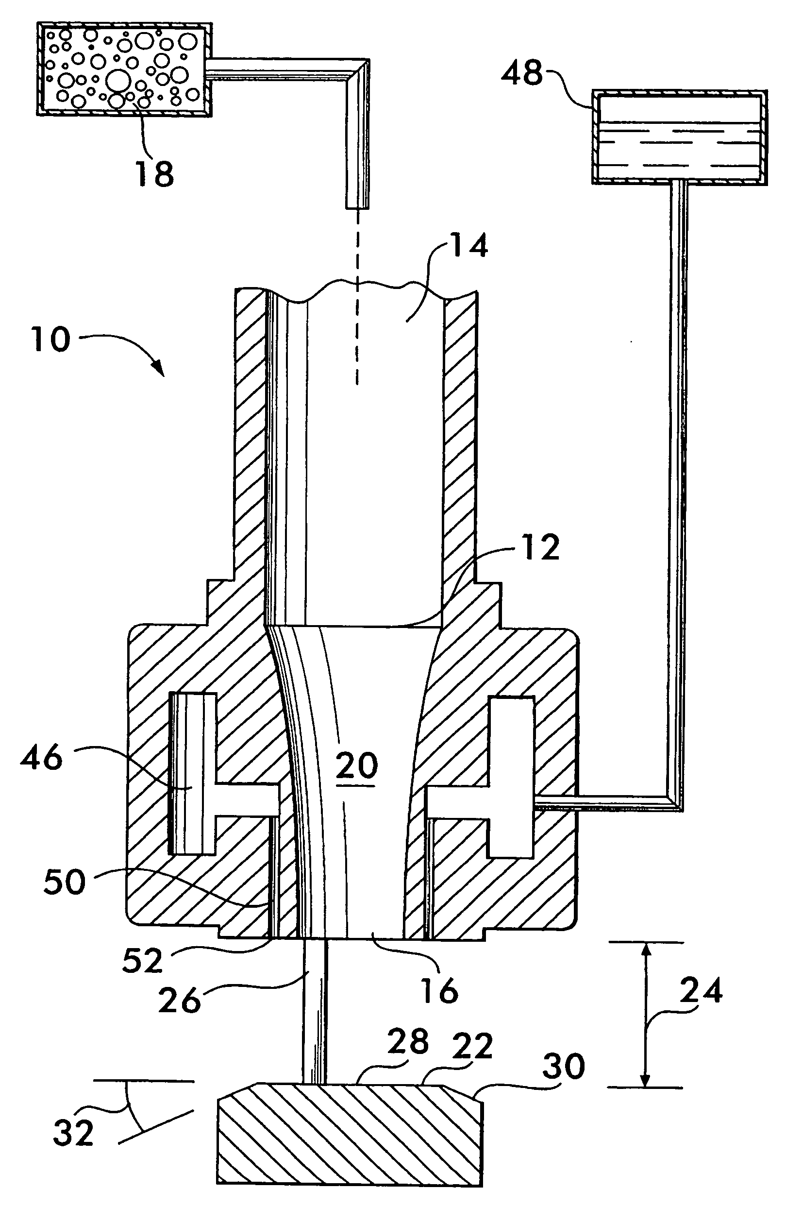 High velocity low pressure emitter