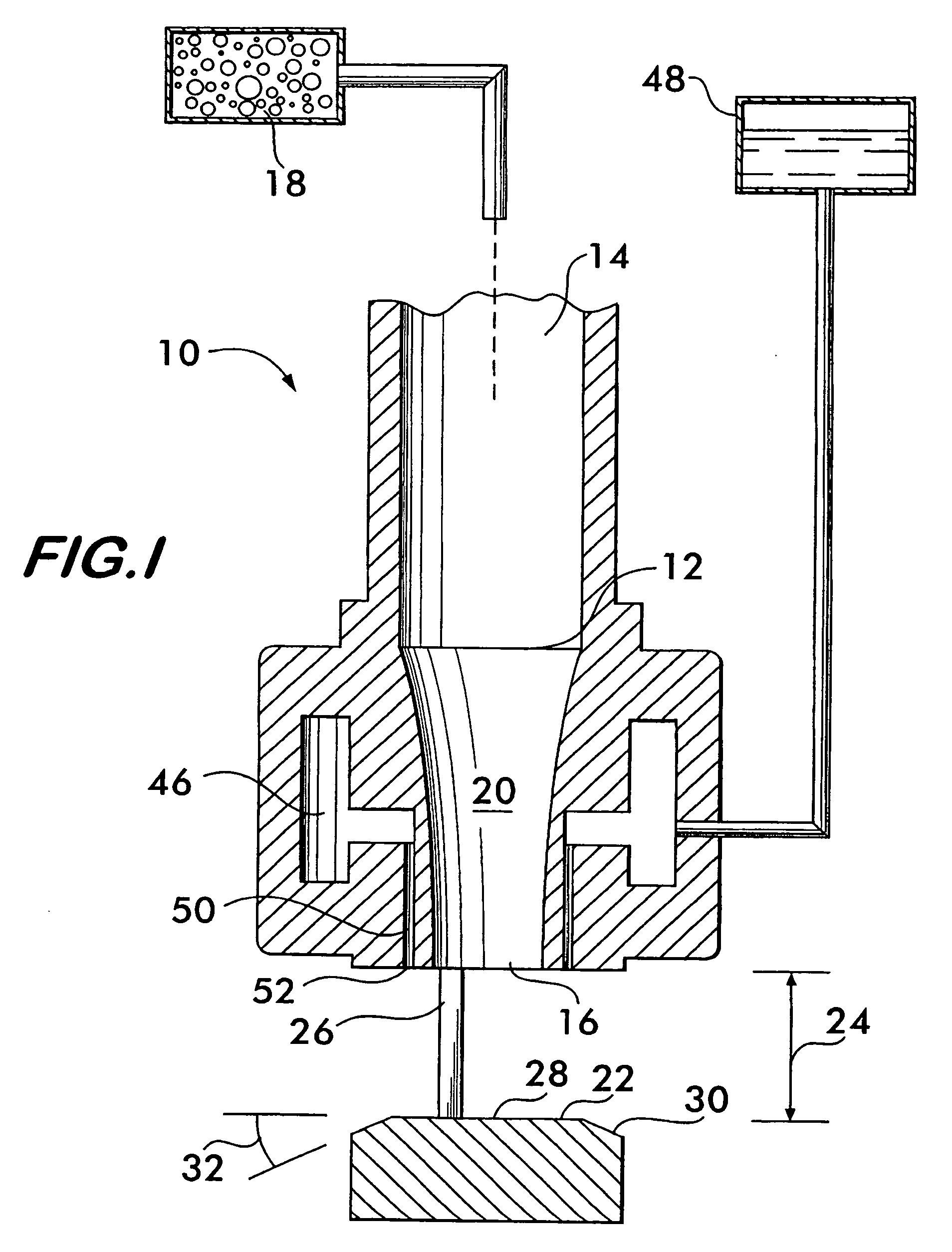 High velocity low pressure emitter