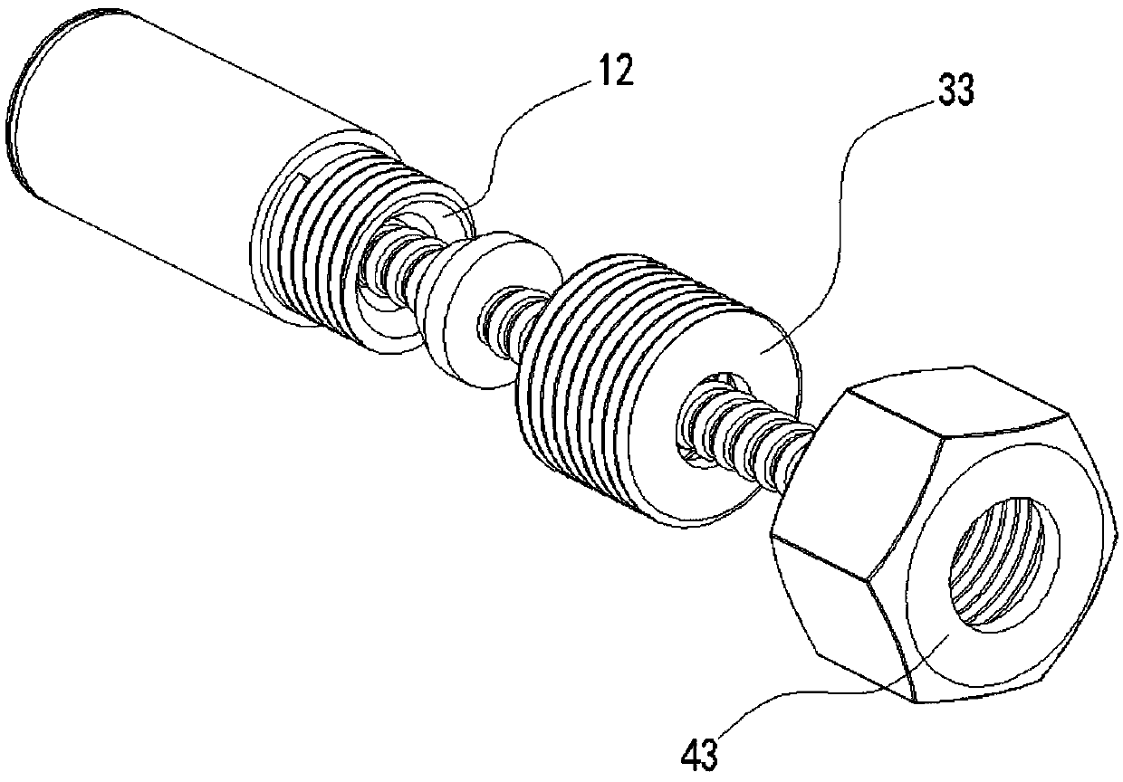 Heat exchange two-layer pipe sealing structure and installing fixture and method thereof