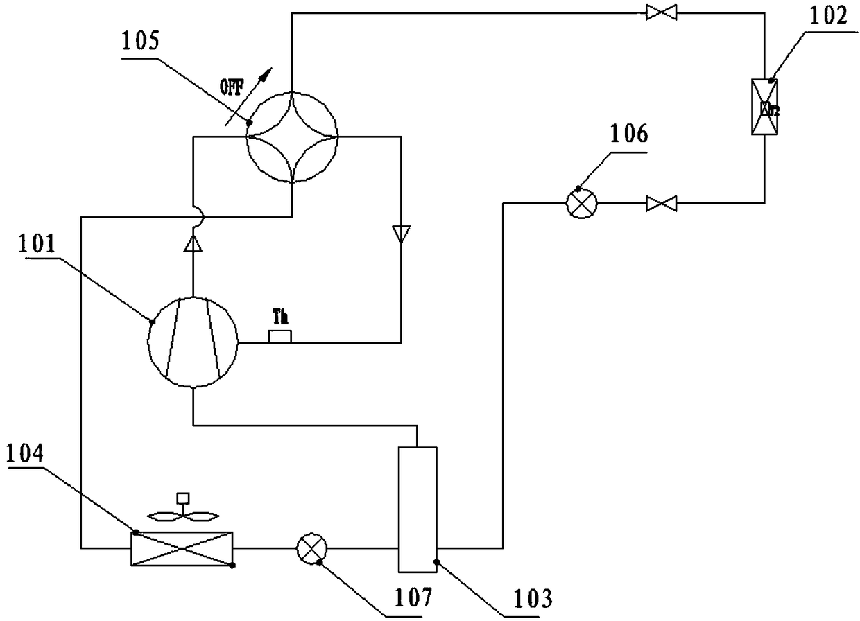 Air source heat pump air heater system and control method thereof