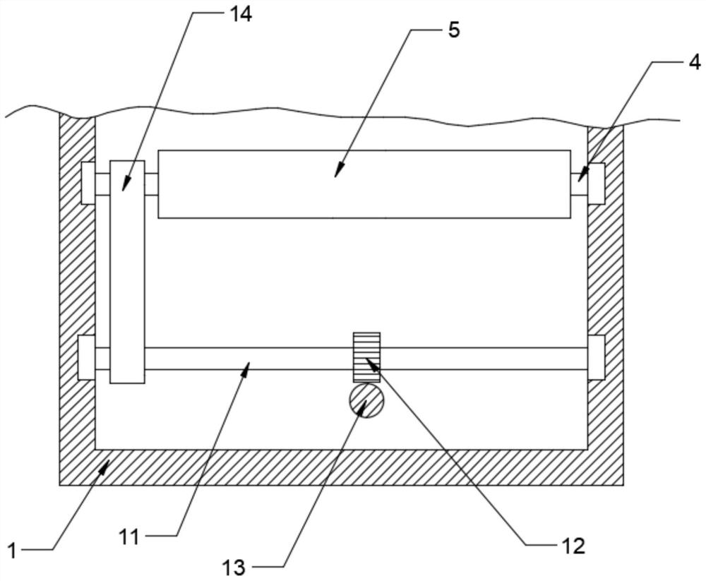 Screen circumference lifting device for education platform