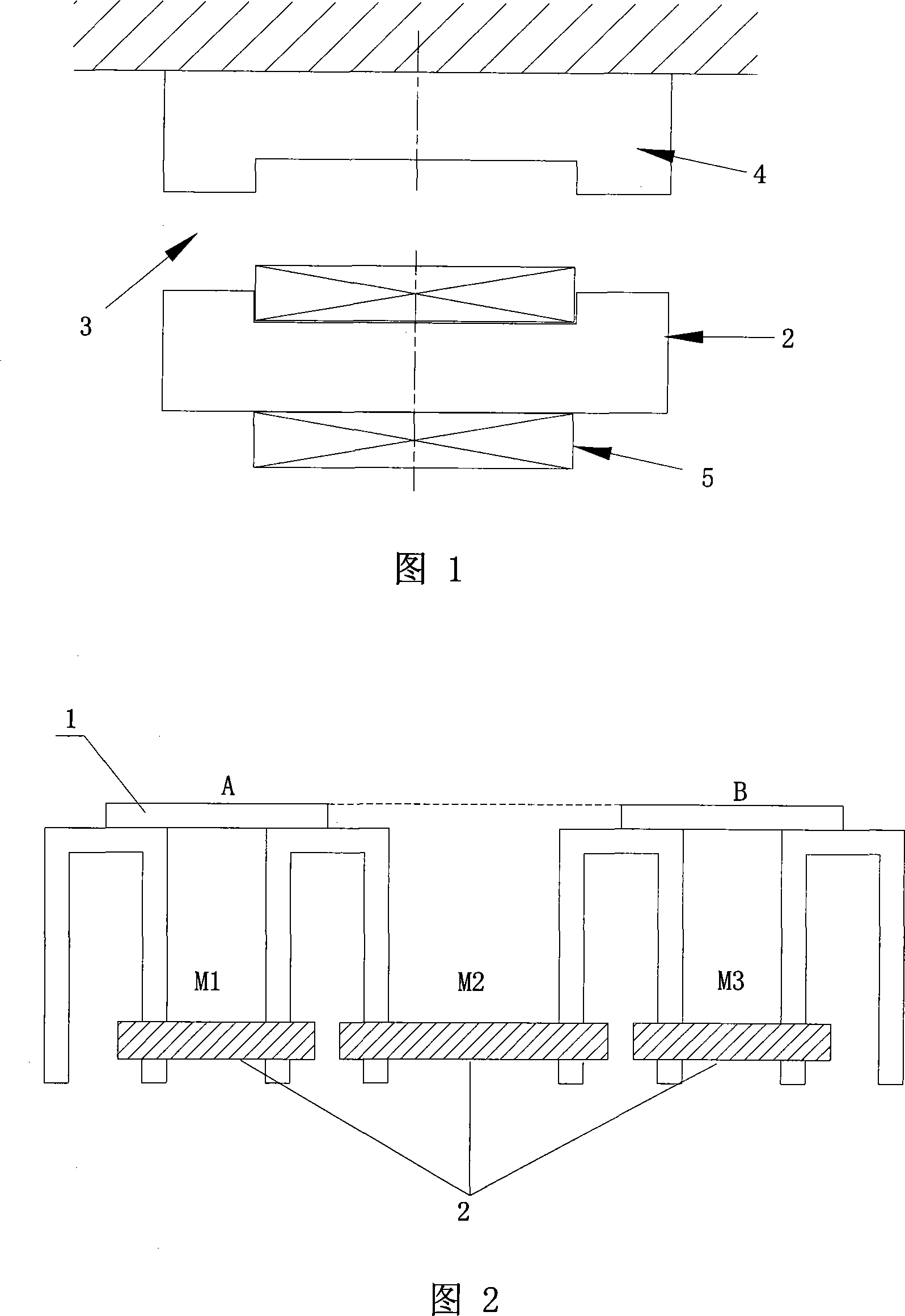 Suspension apparatus for magnetic suspension vehicles