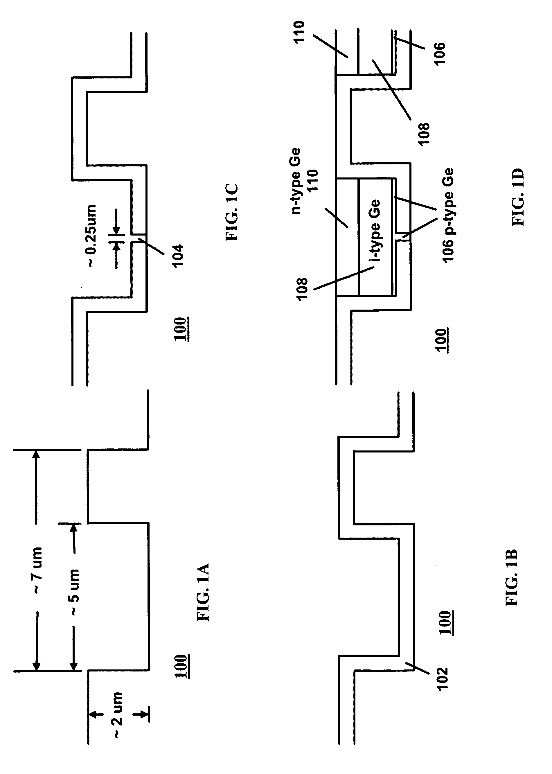 Hybrid imaging sensor with approximately equal potential photodiodes