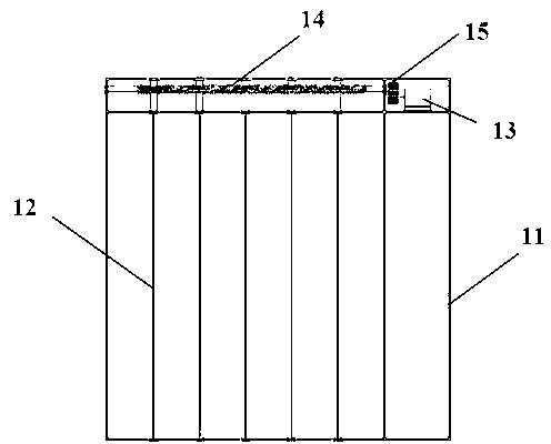 Slit grating array component used for switching 2D/3D displaying modes