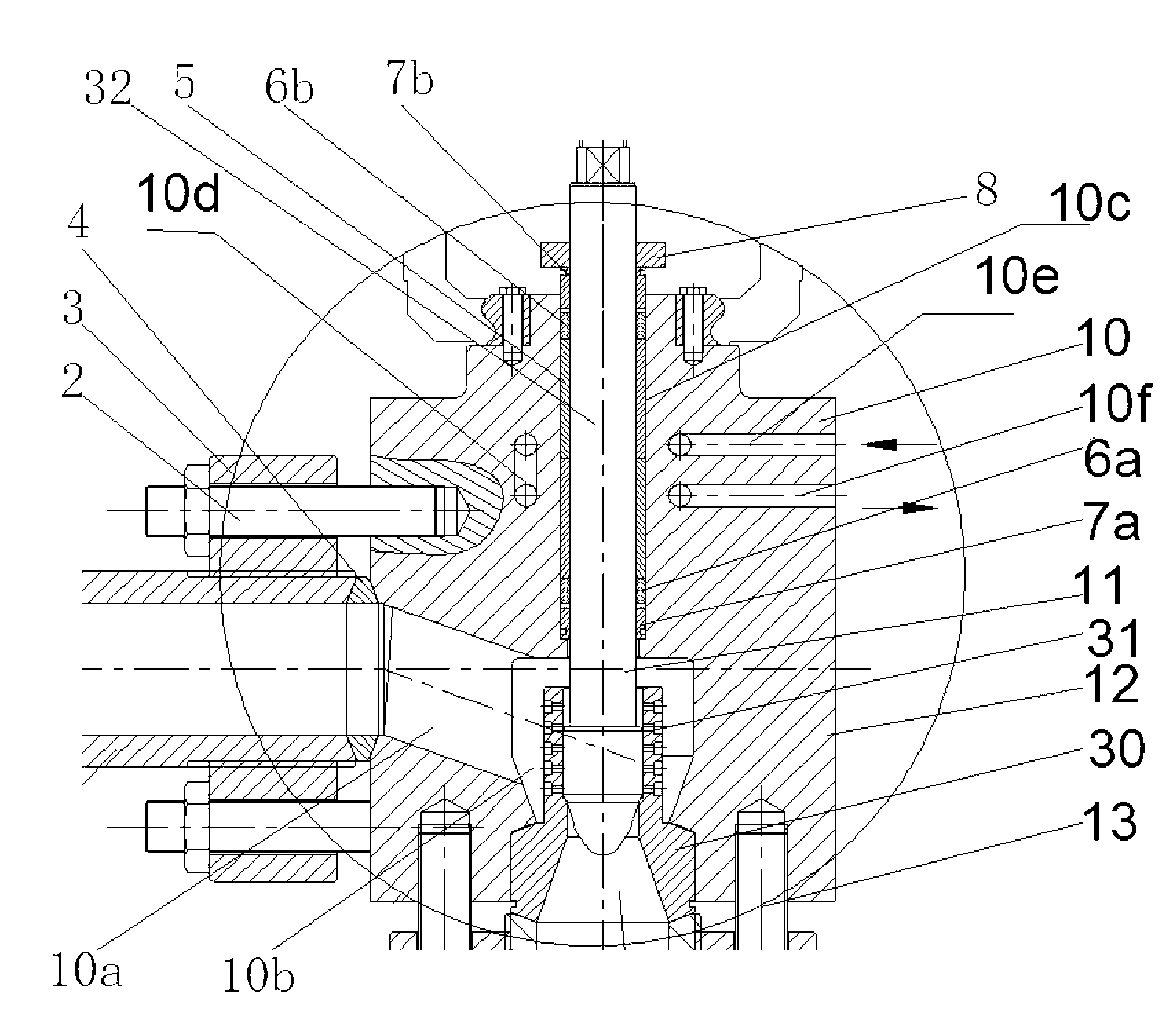 Pneumatic high pressure regulating valve