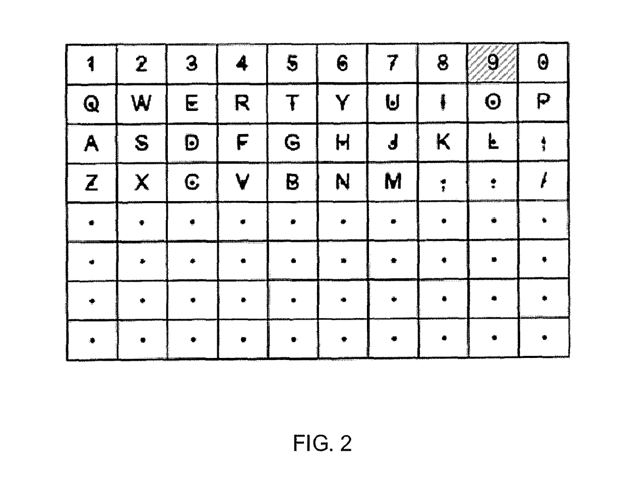 Line-of-sight input device, and method of line-of-sight input