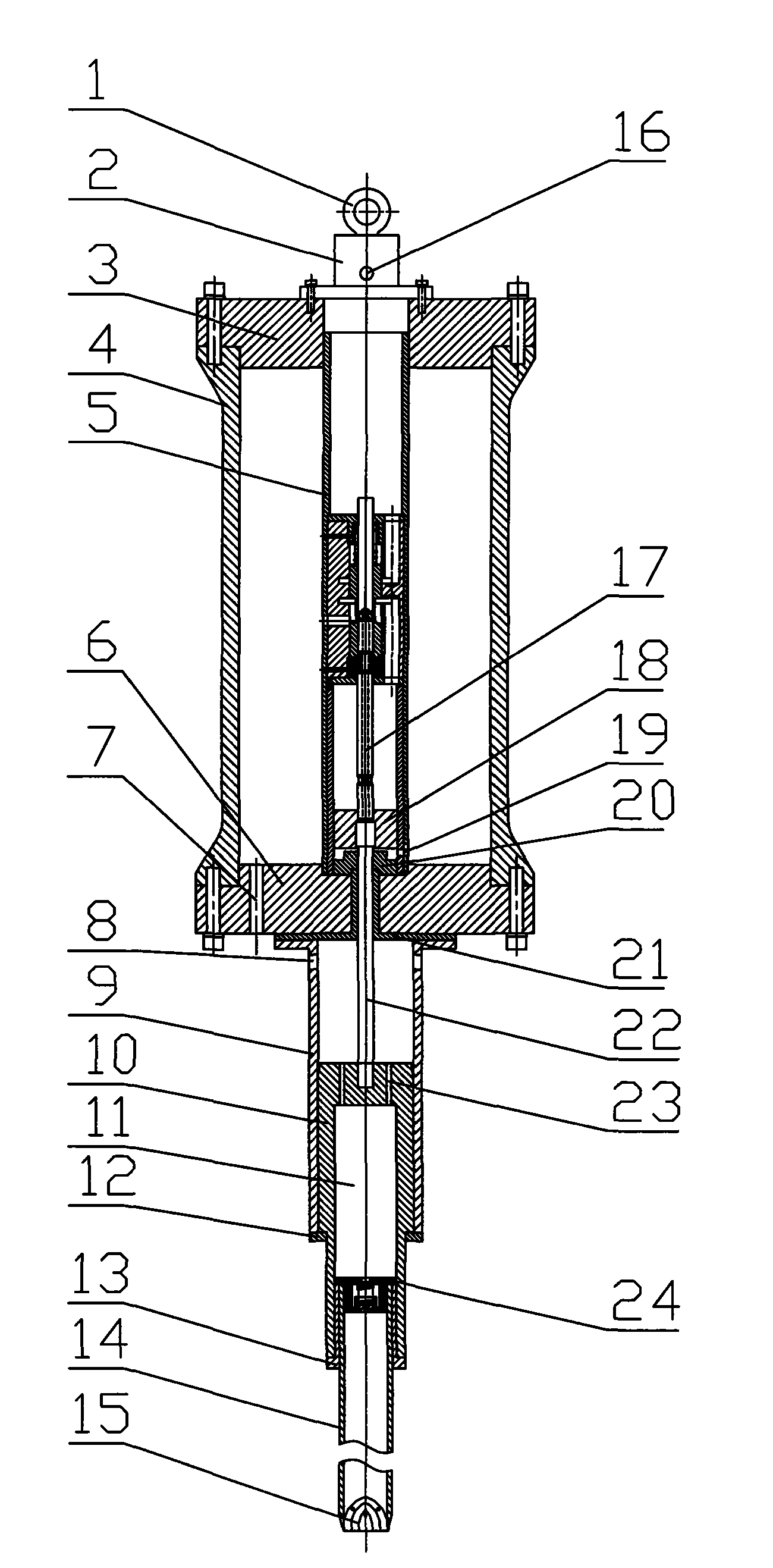 A sediment sampler driven by hydrostatic pressure