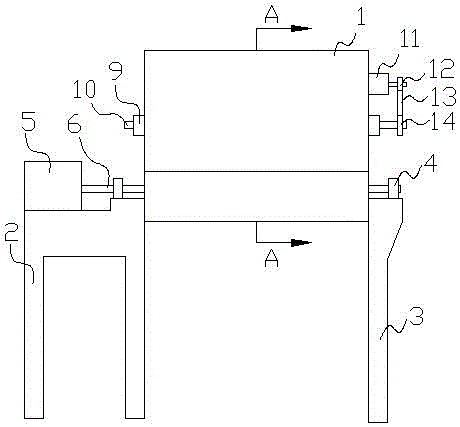 Mixing all-in-one machine used for processing synthetic mica