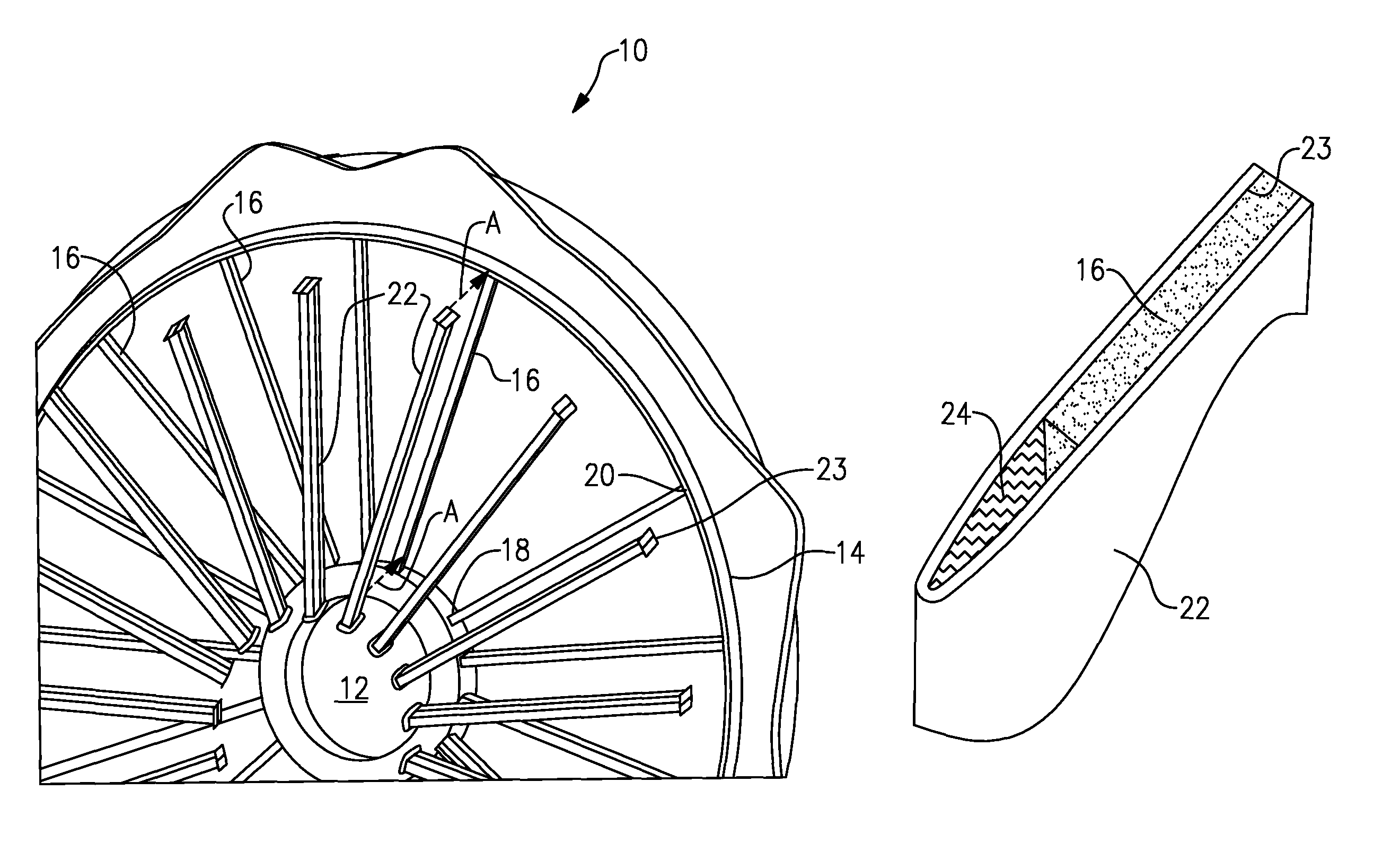 Electrothermal inlet ice protection system