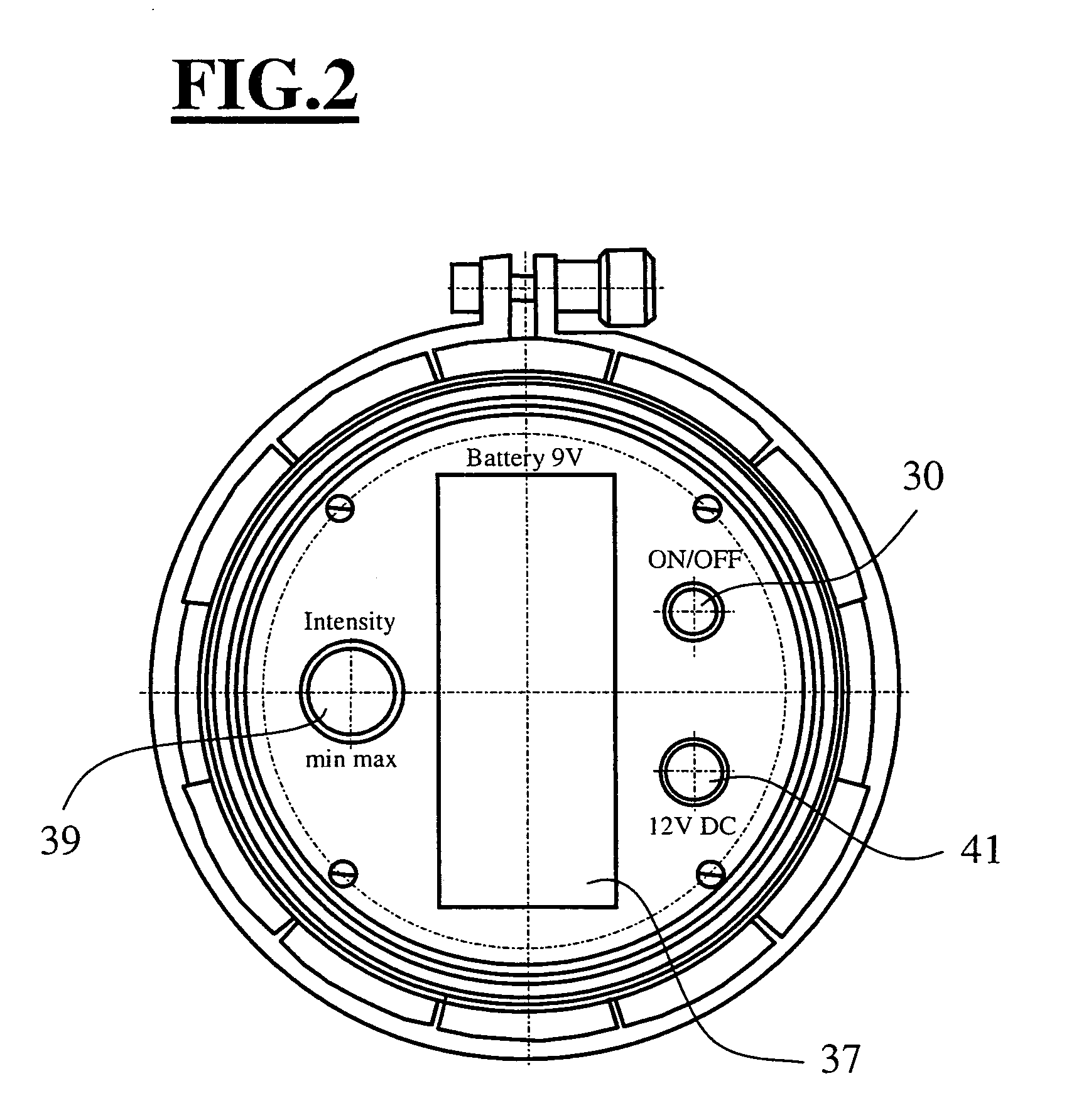 Device for equalizing the back foci of objective and camera