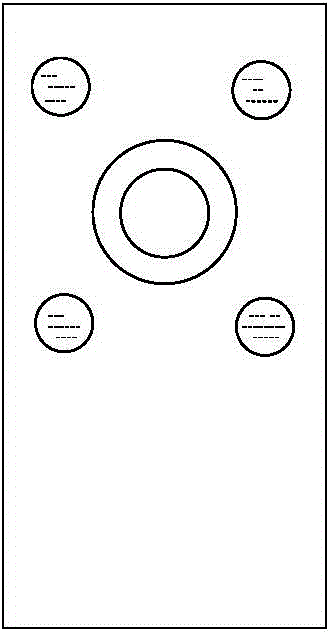 Remote controlled network television network connecting device applicable to people with visual disability