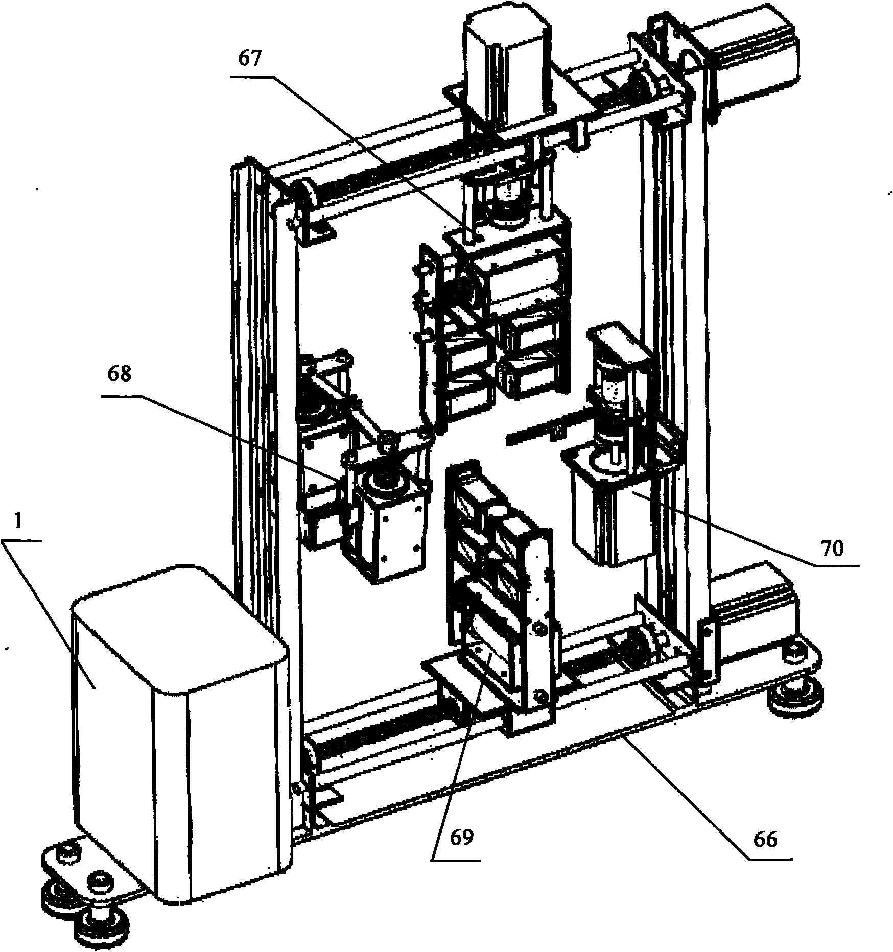 Automatic cleft grafting machine for nursery stock