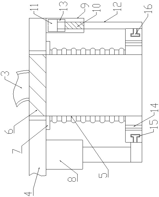 Material conveying device of boiling granulation drying machine