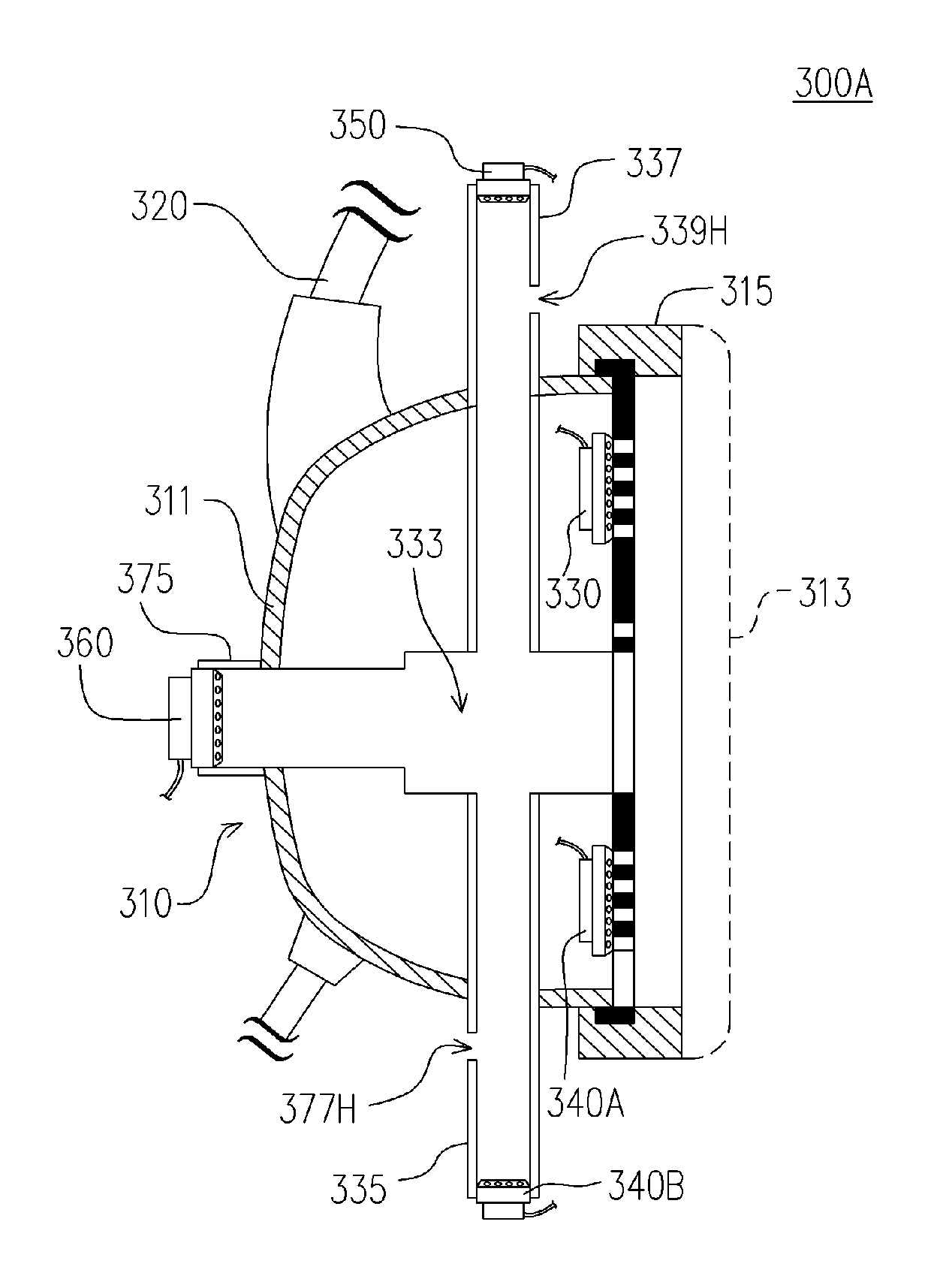 Multiple channel earphone