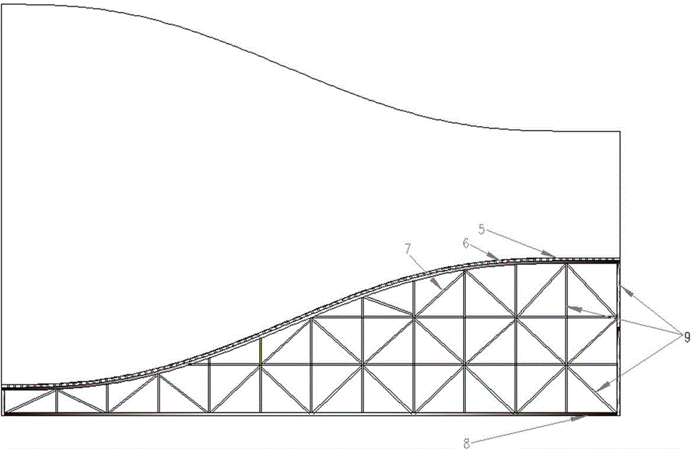 A construction method of high-precision special-shaped thin-walled concrete cavity structure