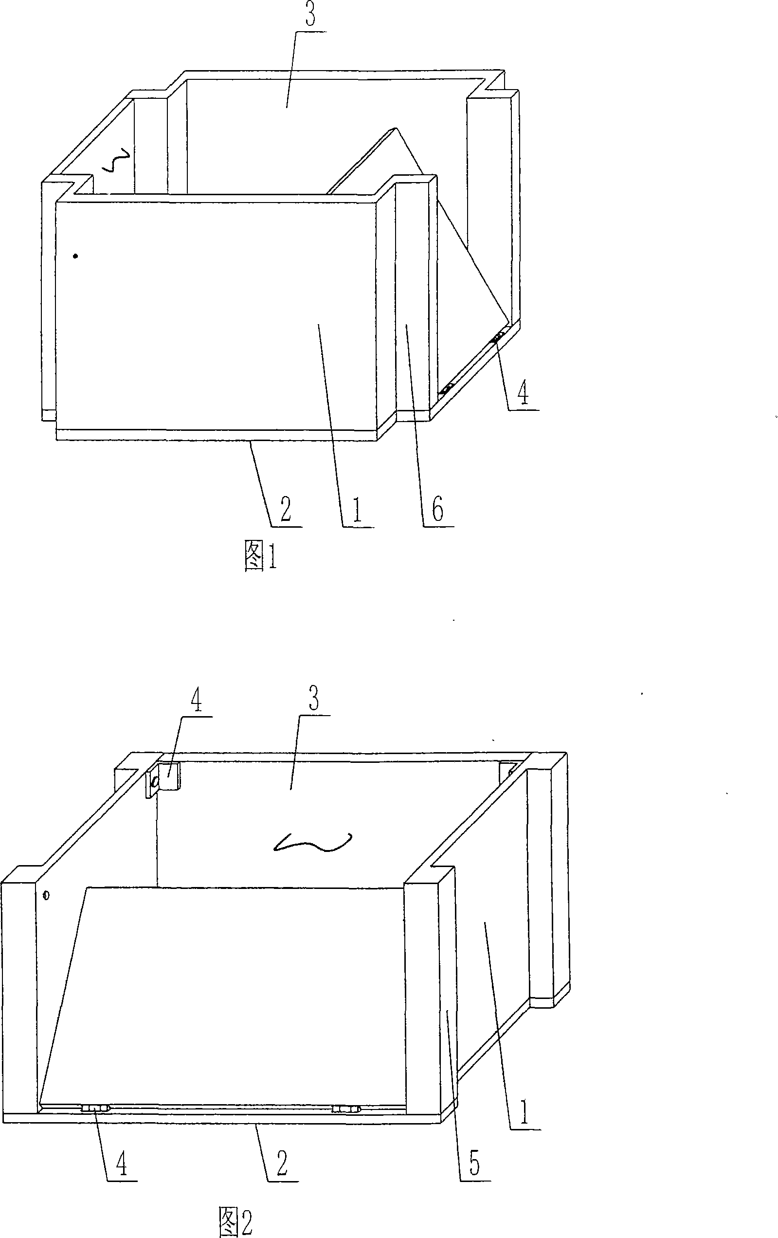 A formwork component shaping mould