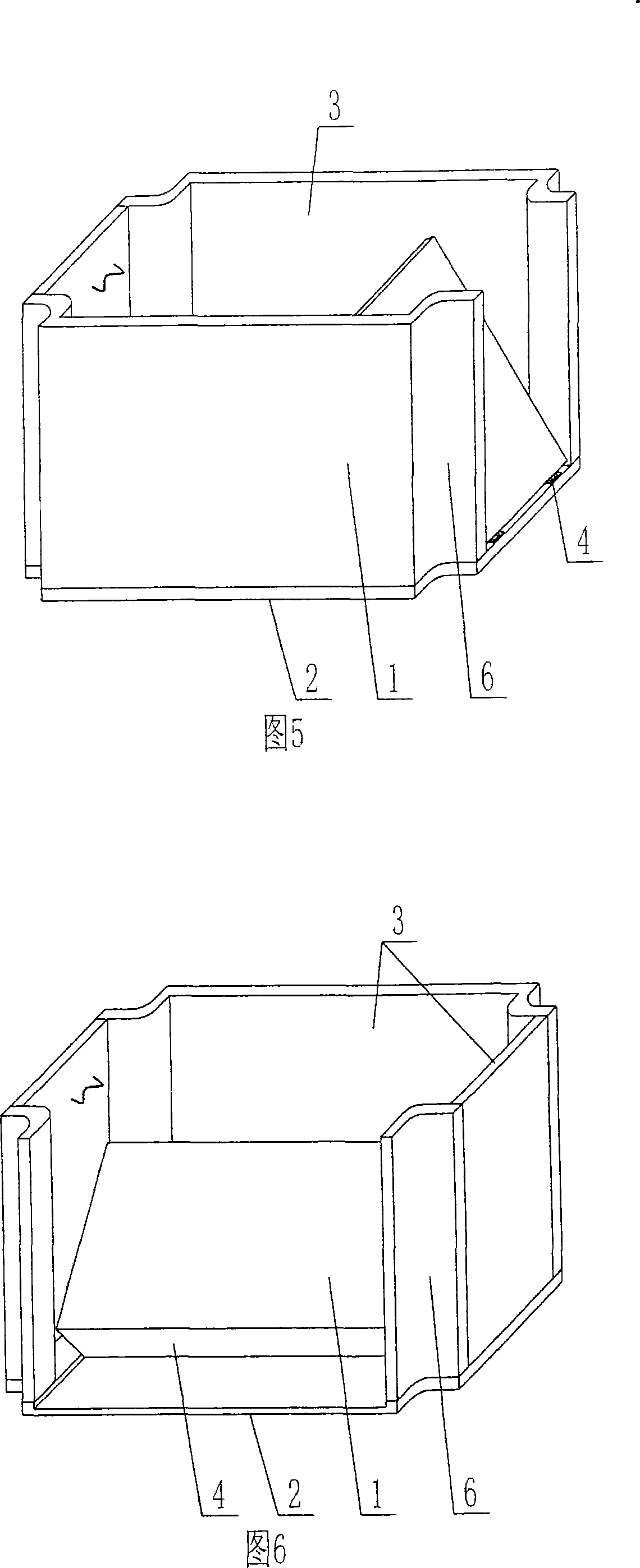 A formwork component shaping mould