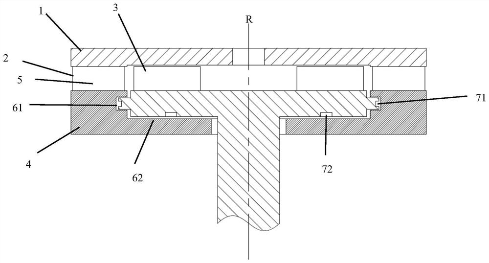 Pure radial supersonic speed micro turbine structure with air bearing