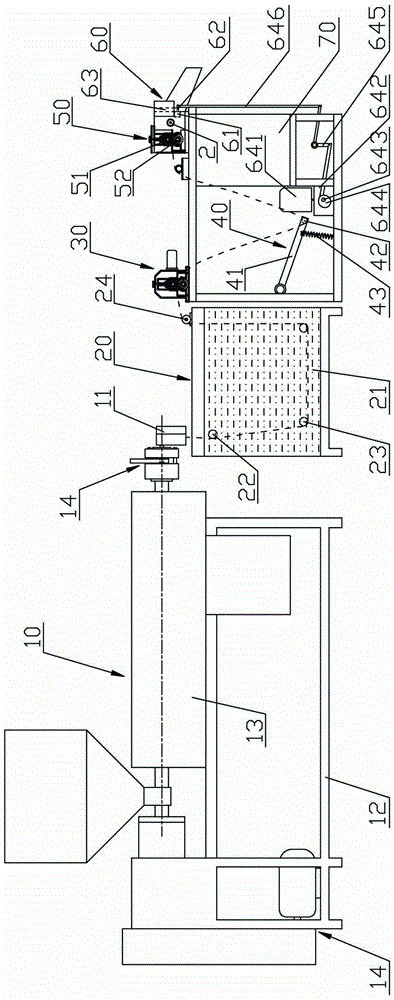 Automatic production line for plastic grafting clips