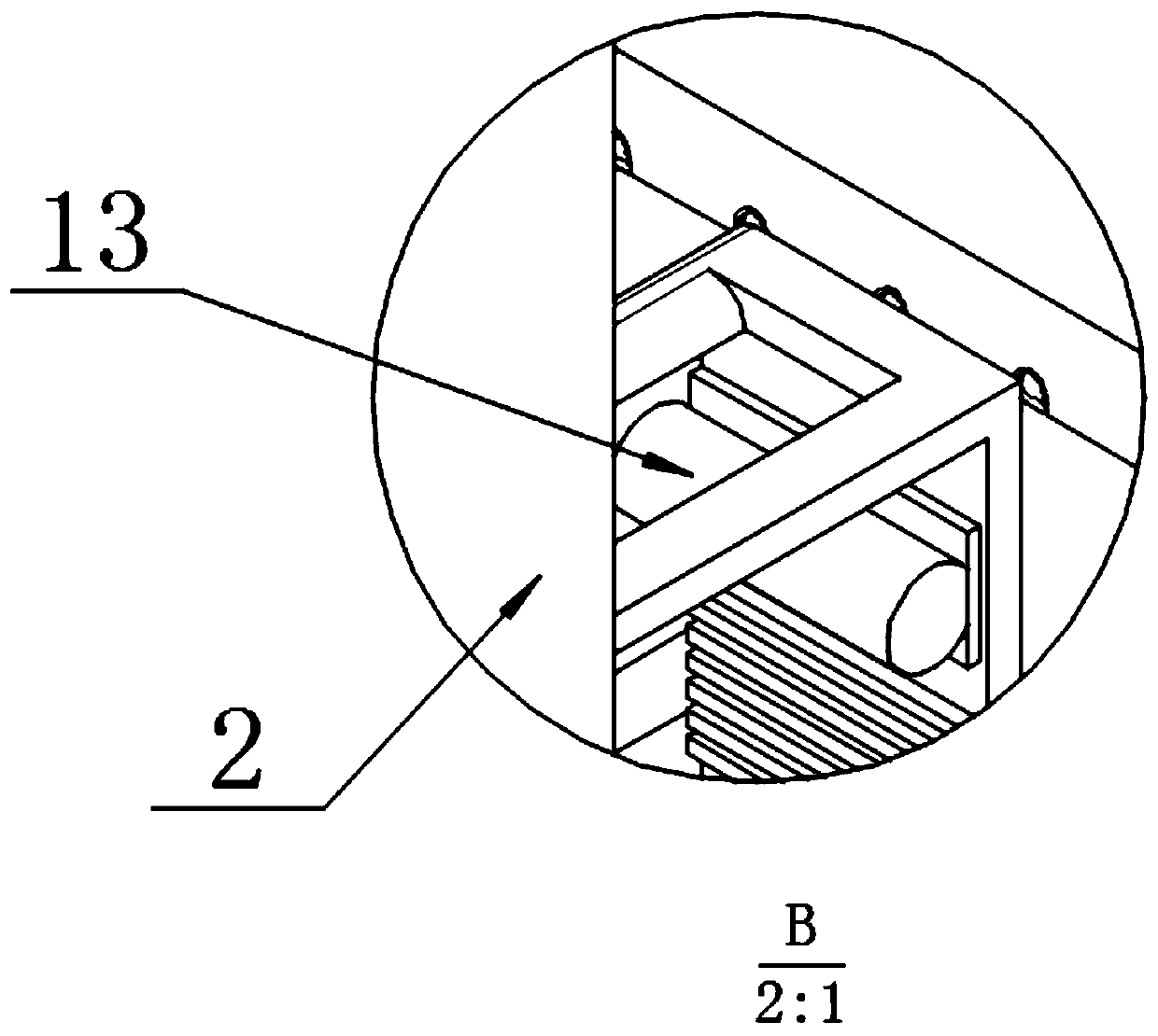 Electrophoresis auxiliary device for automobile parts production