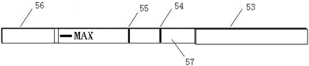 Color collection device for reagent strip