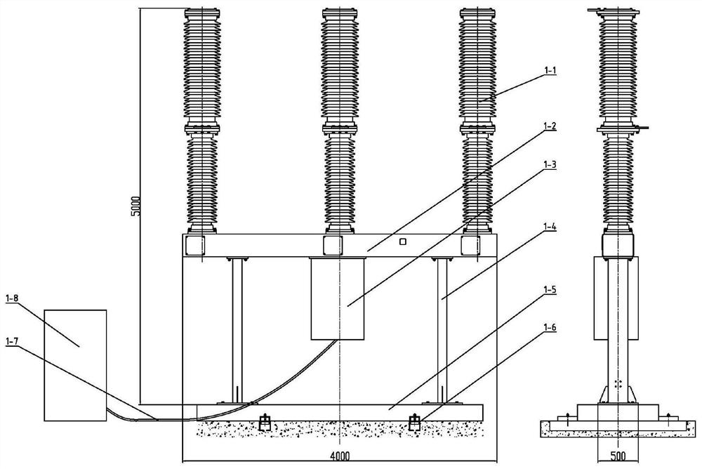 Automatic running-in system and method for power transmission grade high-voltage vacuum circuit breaker