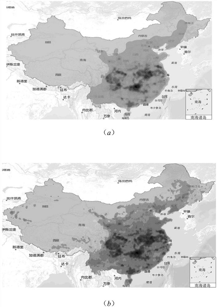 A method and system for generating heat map considering spatial density differences