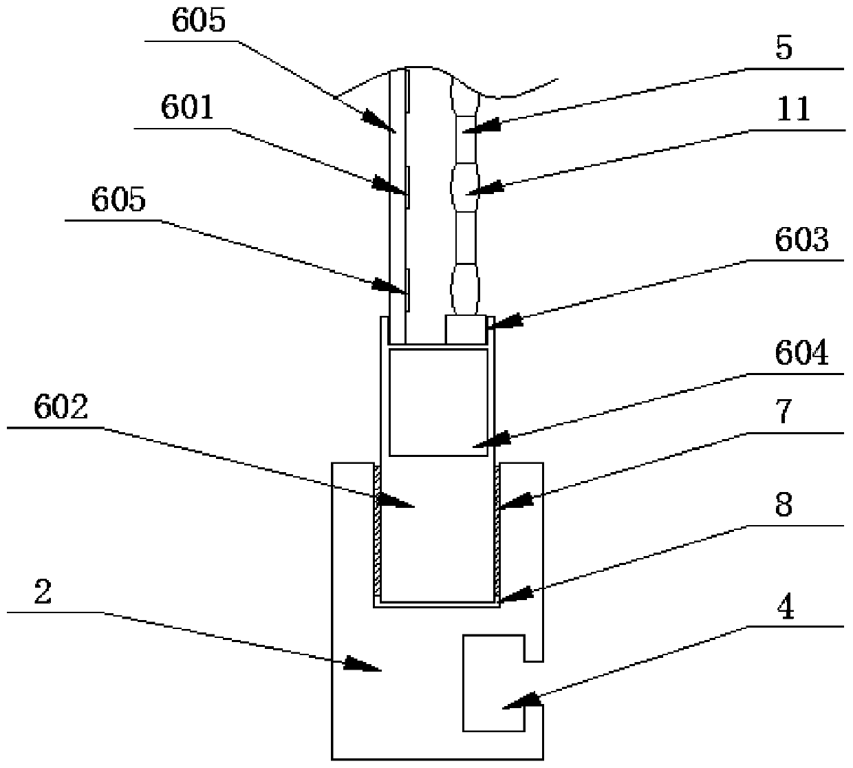 Heat gathering glass curtain wall used in severe cold region