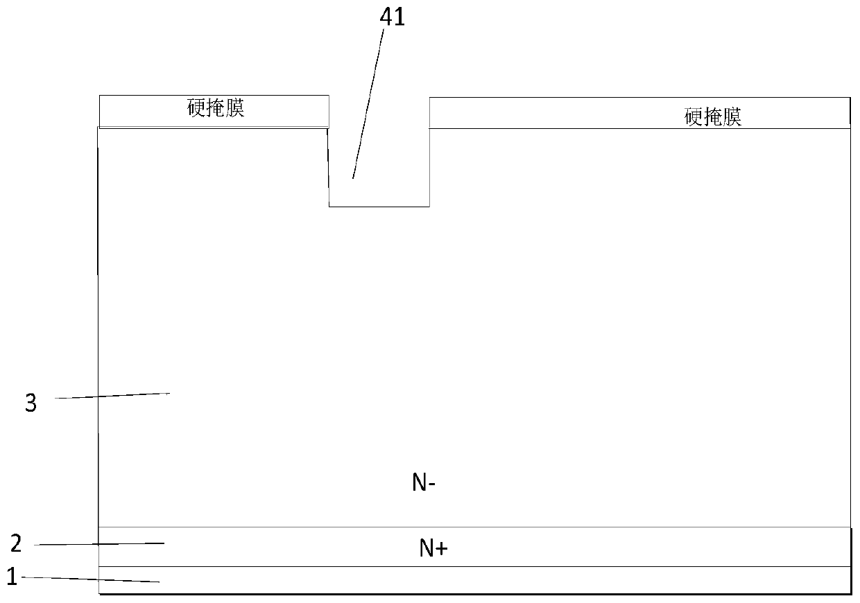 A field limiting ring termination structure of a power semiconductor device