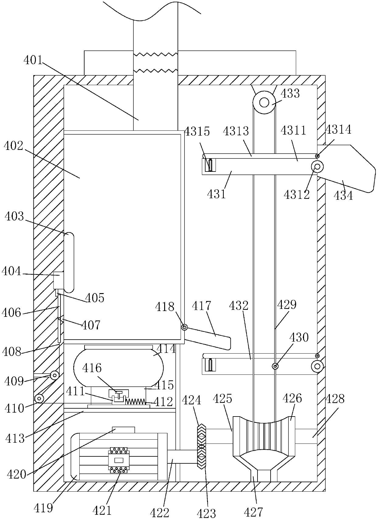 Automatic quantitative tea packing machine