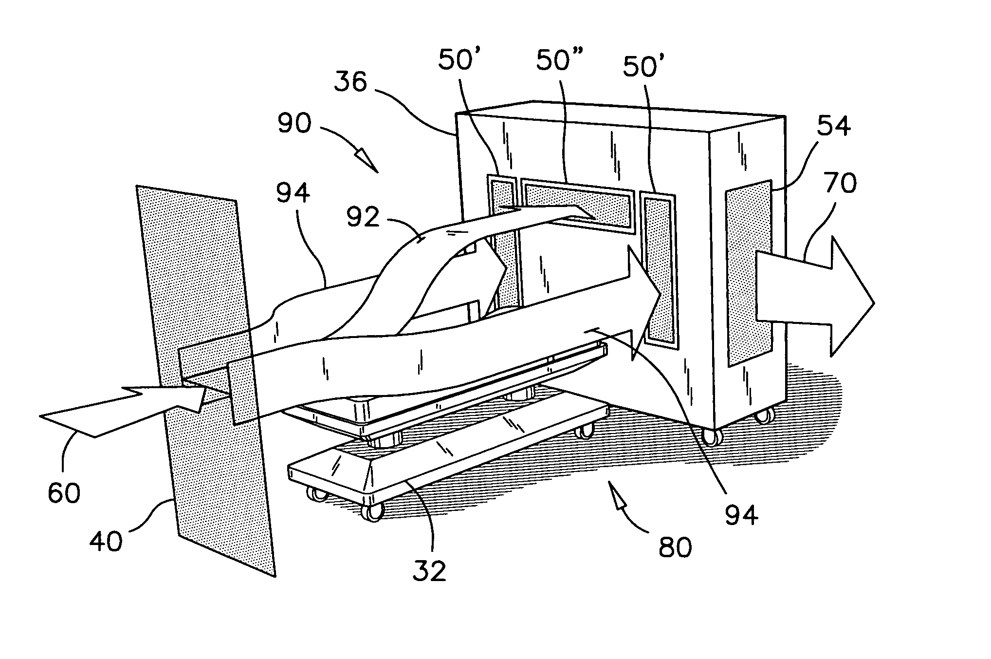 Patient isolation module and use thereof