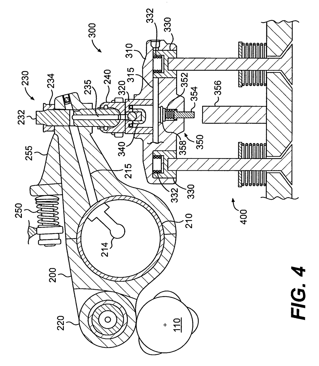 Valve bridge with integrated lost motion system