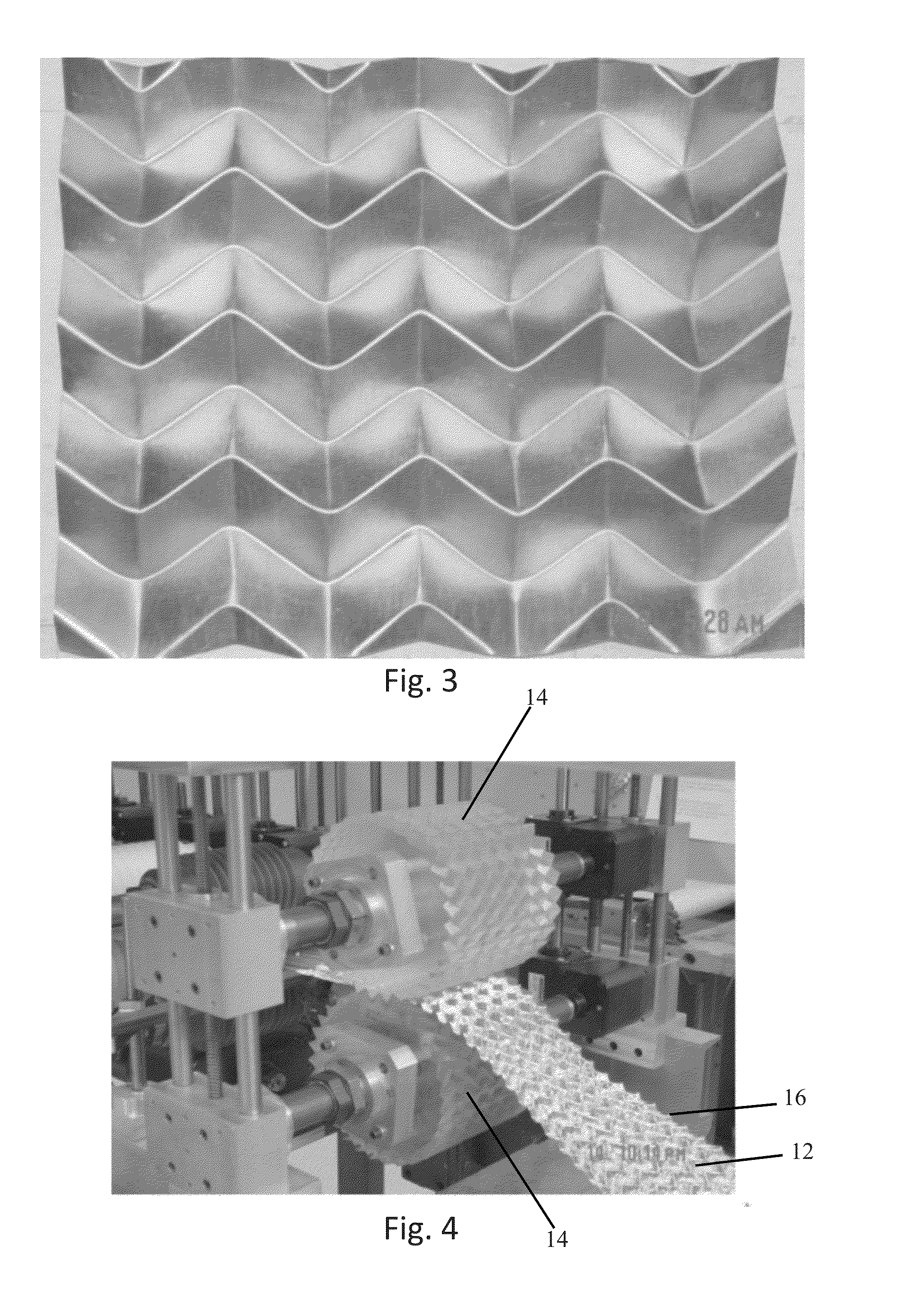 Macro-patterned materials and structures for vehicle arresting systems