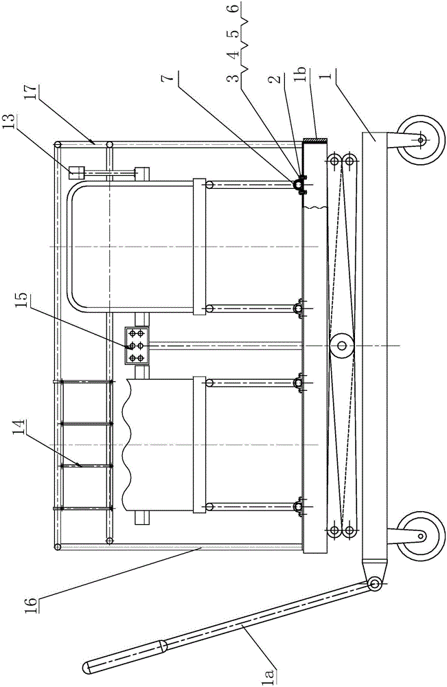 Special vehicle for airplane outer wing and horizontal tail composite material detection