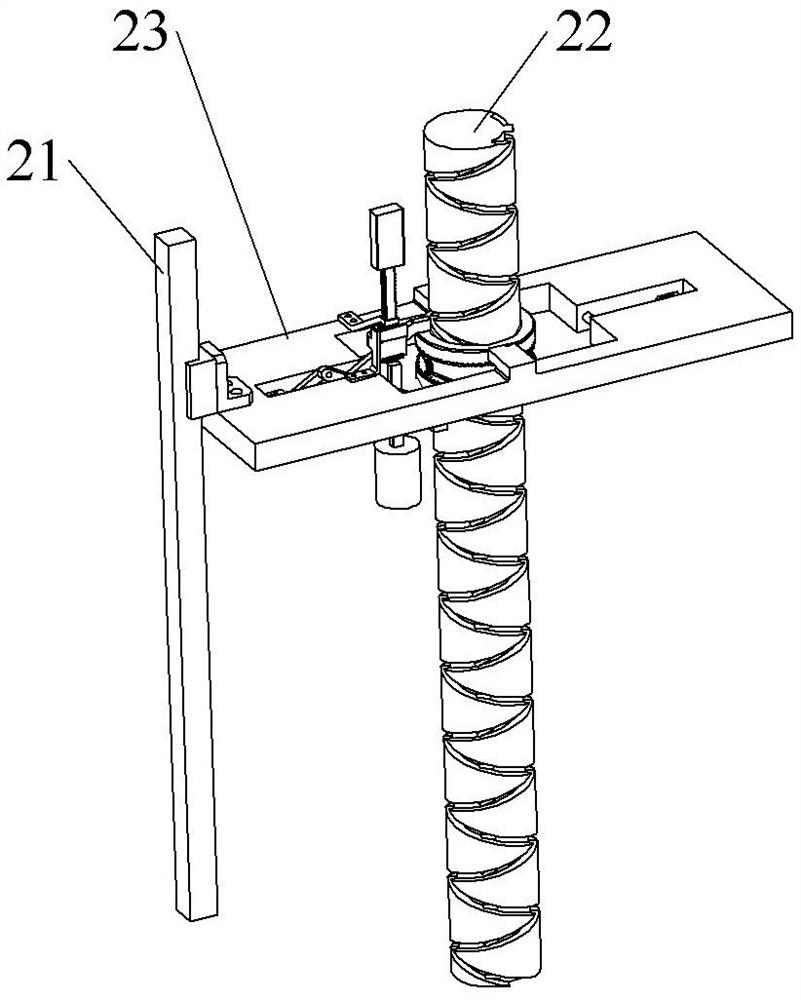 Oil-water separation device with sedimentation function for sewage