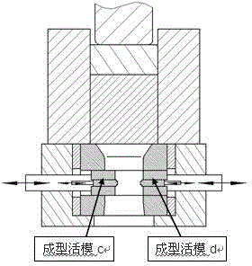 Extruding method for two-dimension function-variation continuous variable-cross-section profile