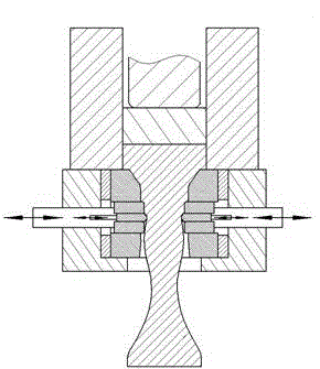 Extruding method for two-dimension function-variation continuous variable-cross-section profile