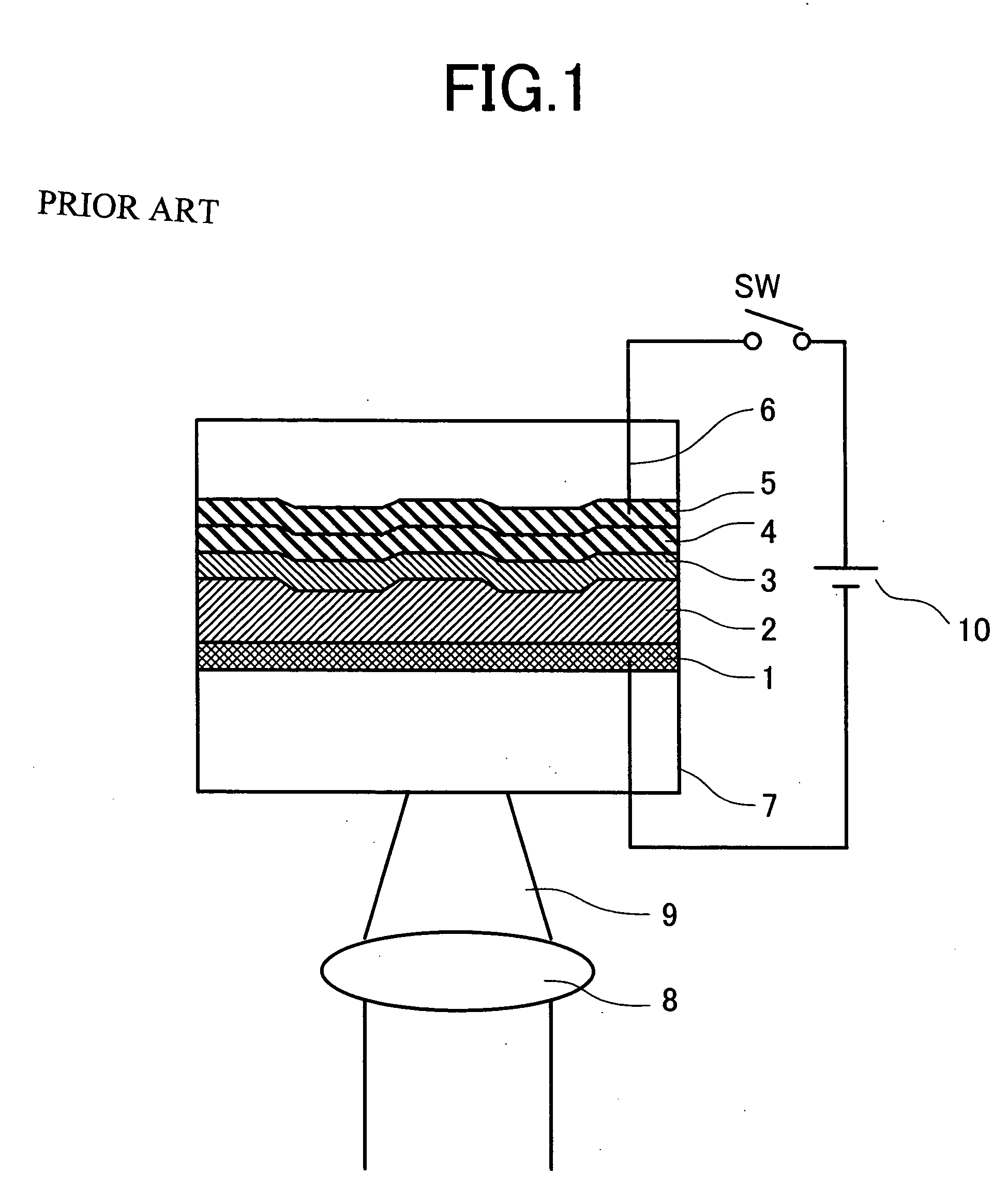 Information recording medium having pair of electrodes