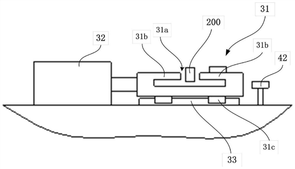 Guide rail straightening device