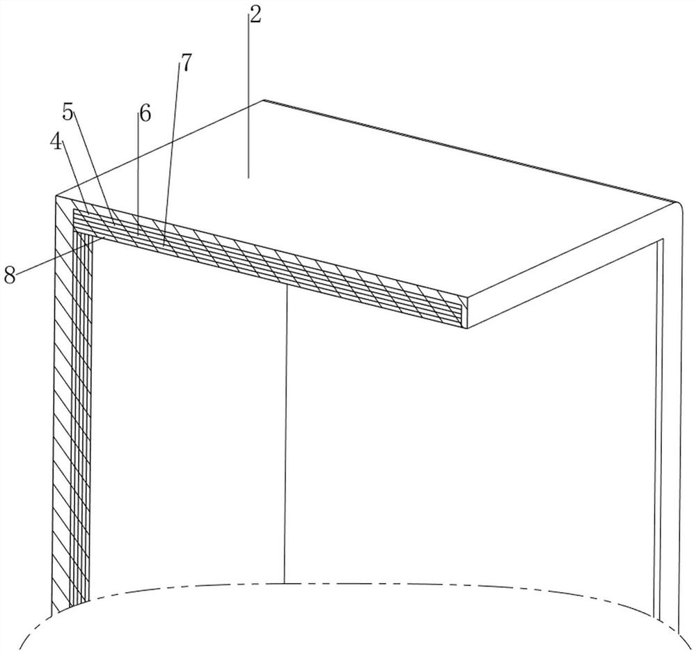 Bullet cabinet made of high-density and high-hardness material